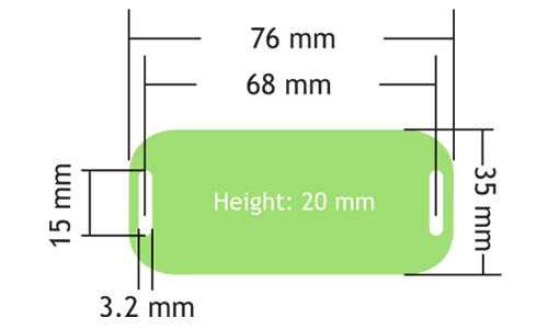 T24-ACMm Ultra-Mini Wireless Transmitter Module Outline Drawing