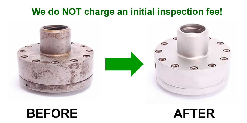 Repair before and after - load cell repair