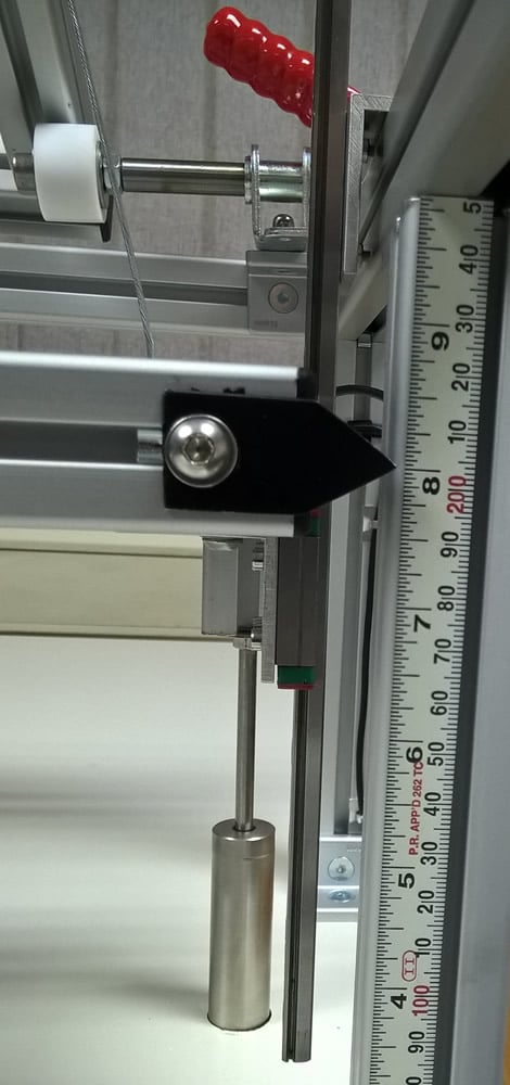 AML-IE Industrial Displacement Transducer in Fabric Tension Tester