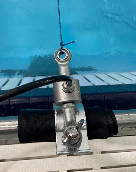 DDEN-inline-load-cell-tethered-to-swimmer