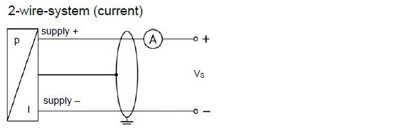 DMD341 differential pressure sensor 2-wire setup