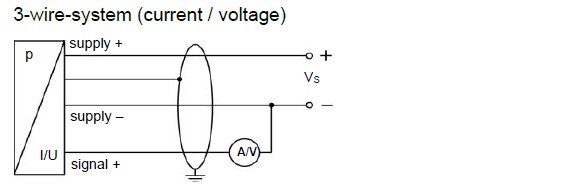 DMD341 differential pressure sensor 3-wire setup