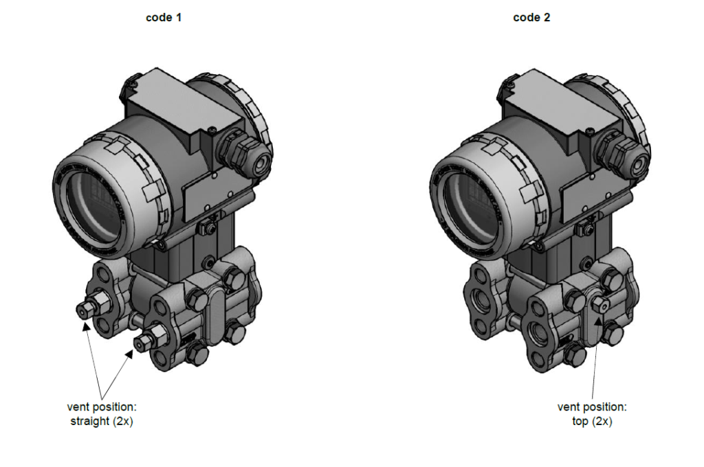 DPT200 differential pressure sensor schematic with valves
