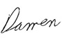 Darren's signature