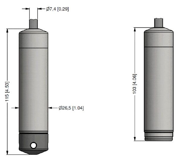Water Tank Level Sensor LMP307 Outline Dimension Drawing