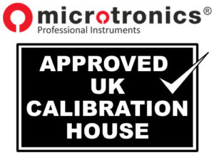 Microtronics Approved UK Calibration House Sticker