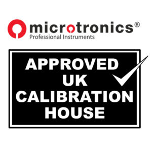 Microtronics Approved UK Calibration House Sticker