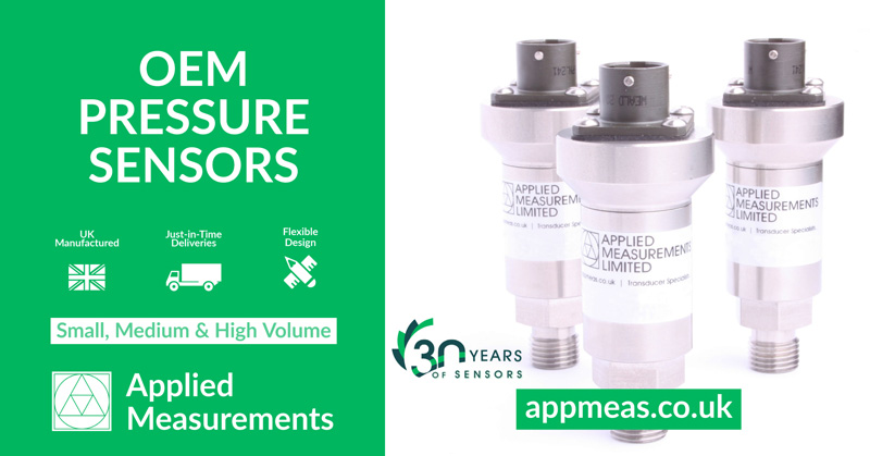 OEM Pressure Sensors by Applied Measurements