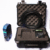 Plastic carry case containing one ETW crane load cell, out of the case, and one calibrated TRX display indicator.