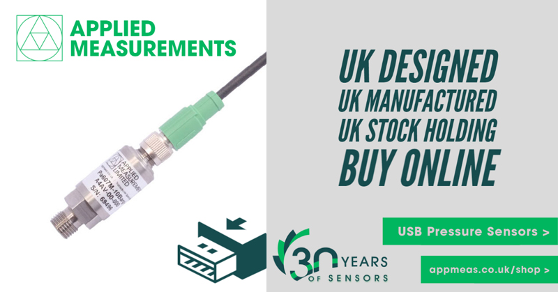 New! Digital Pressure Sensors – UK Manufactured & In Stock