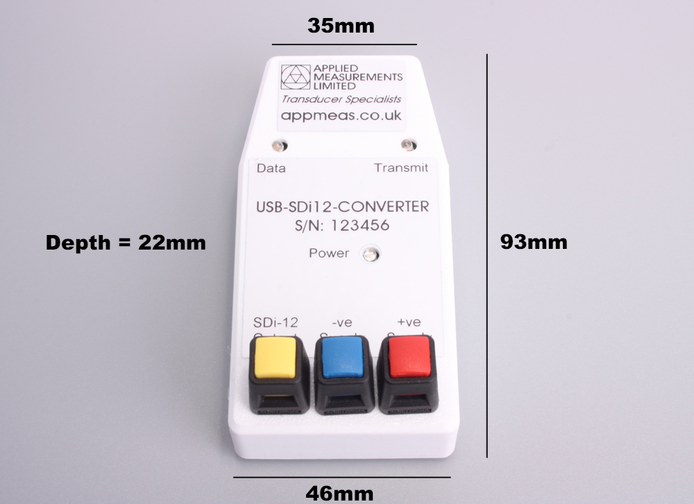 USB-SDI12 Converter Dimensions