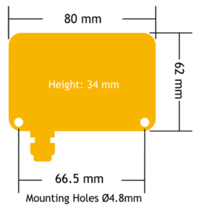 X24-ACMi-SA ATEX Wireless Transmitter Module Outline Drawing