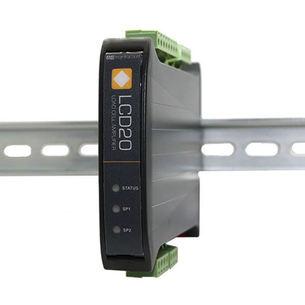 DIN Rail 0-10V Sensor Load Cell Amplifier Transmitter Transducer Weight Measure 