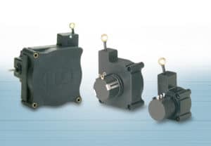 Low cost draw wire sensors from Applied Measurements.
